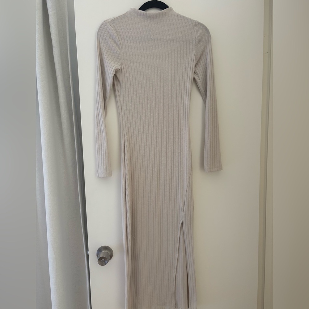 H&M Mock Neck Ribbed Dress